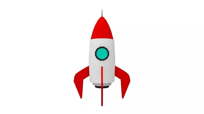 Cartoon Rocket 