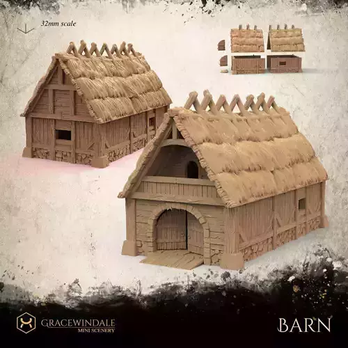 Barn by Gracewindale 3D print model
