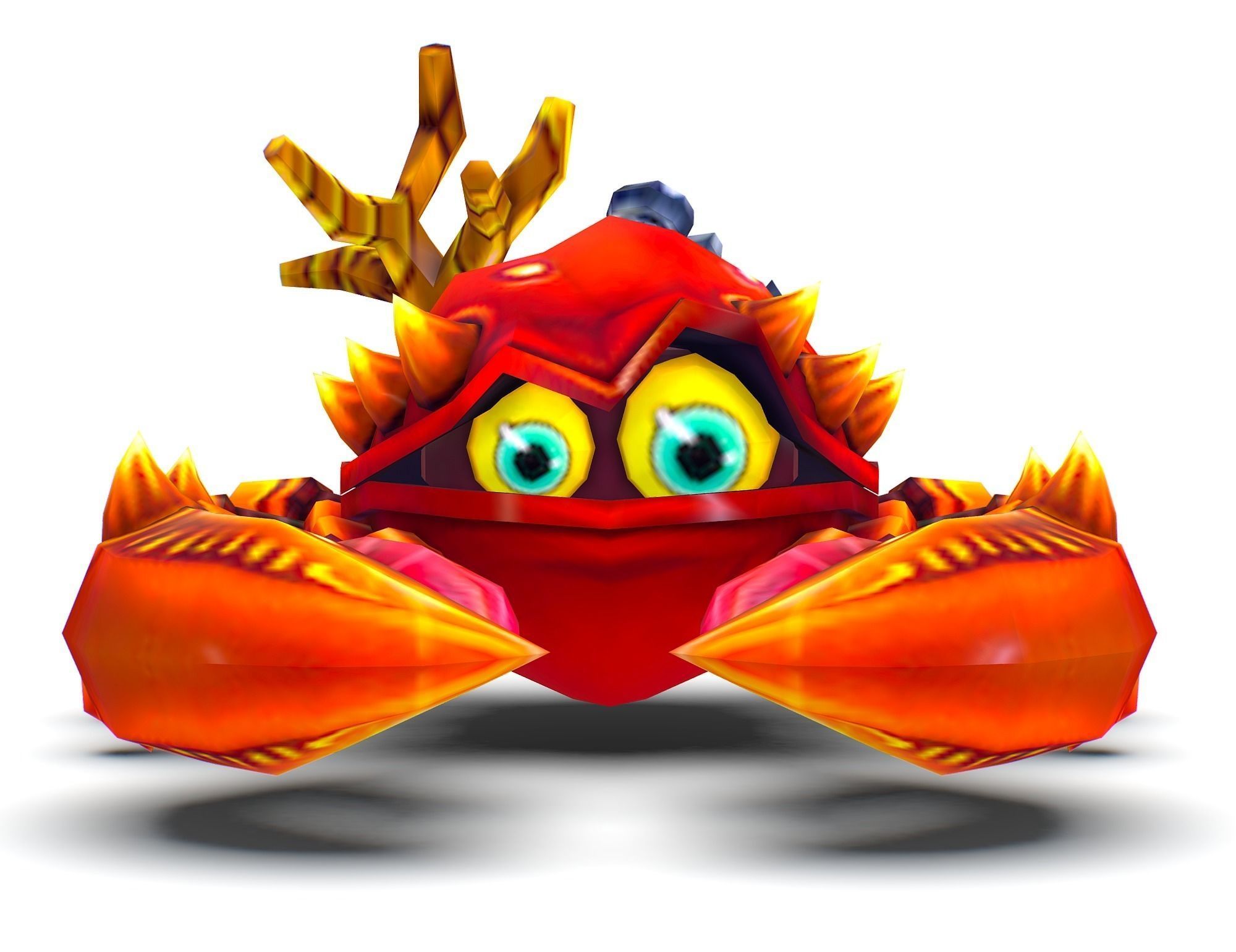 Crab Sea Animal Low-poly 3D model_9