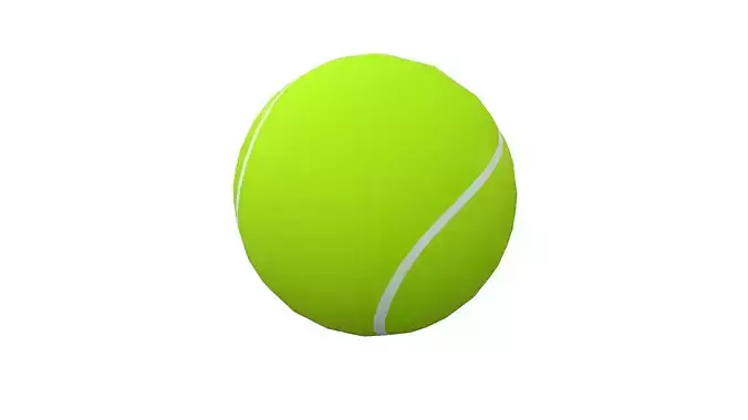 Low Poly Tennis Ball Free low-poly 3D model