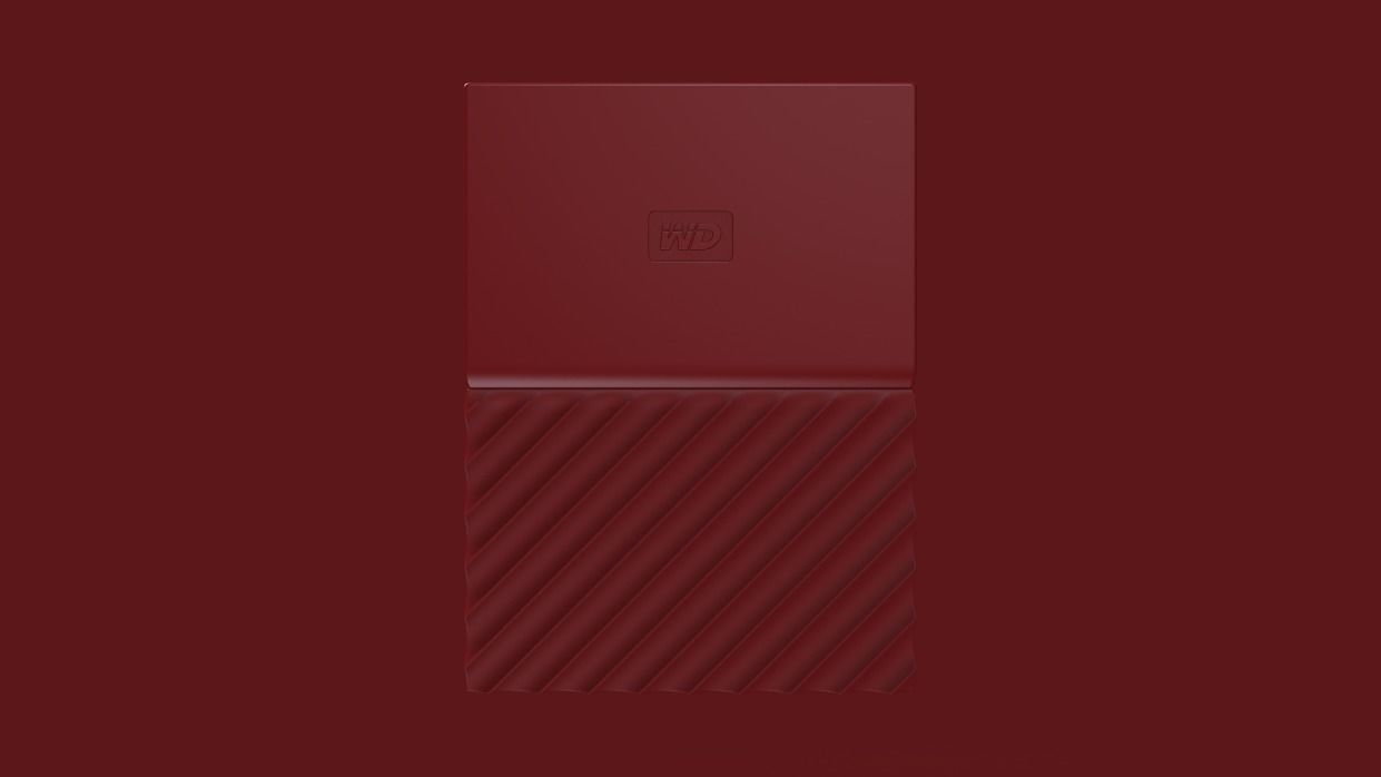 WD Hard Disk Appearance 3D model_1