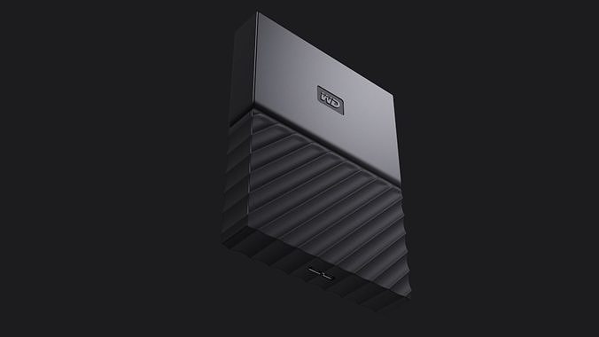 WD Hard Disk Appearance 3D model