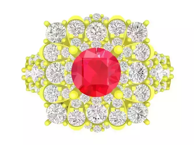 new ring hongkong diamond women ring 4422