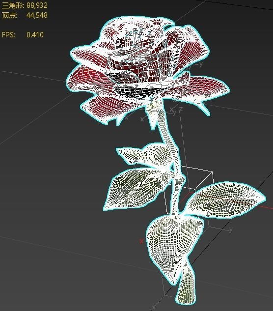 Rose 3D Model 3D model_11