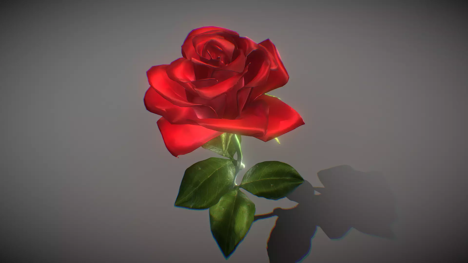 Rose 3D Model 3D model_0