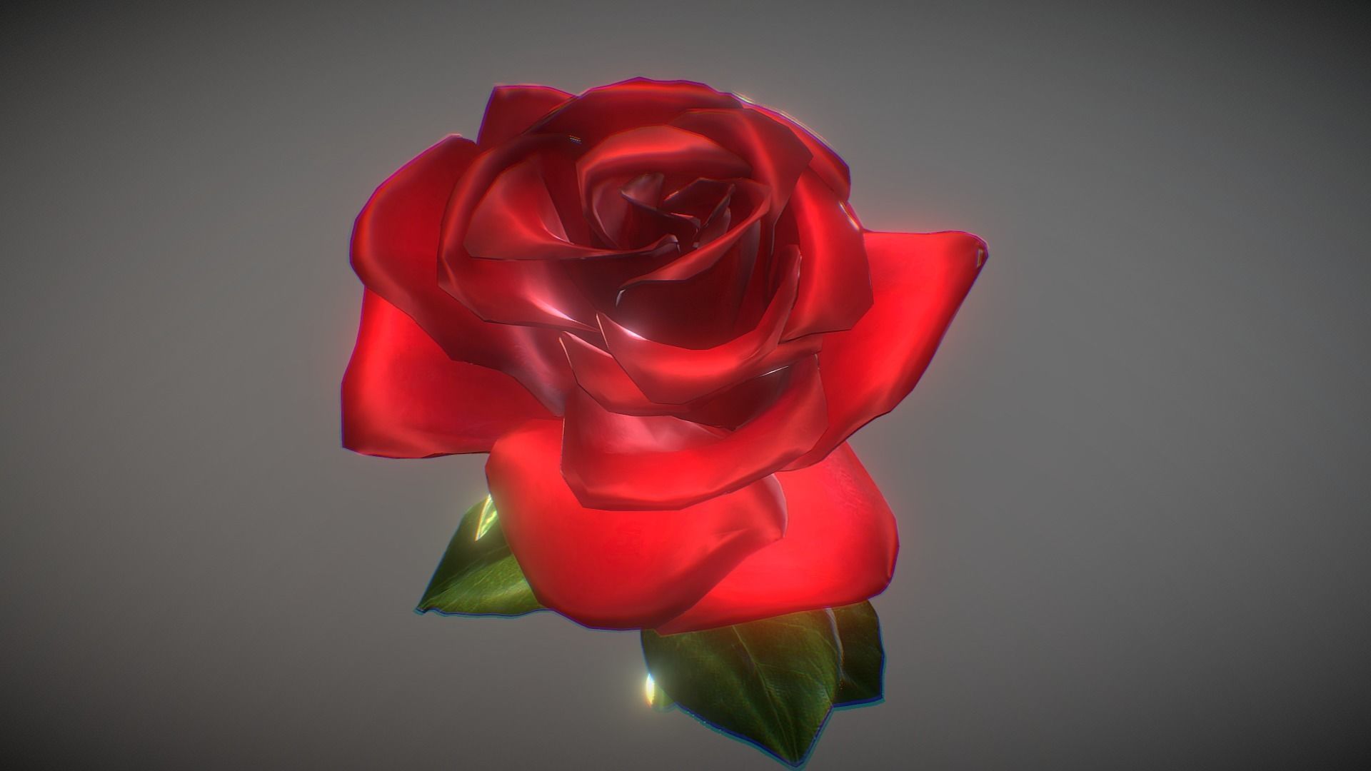 Rose 3D Model 3D model_3