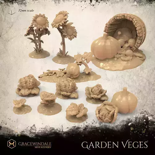 Garden Veges 3D print model