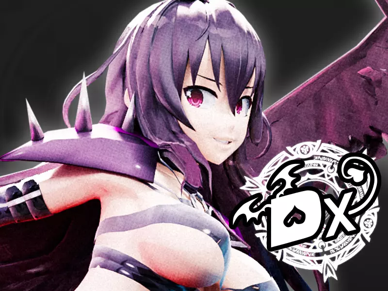 Highschool DxD - Raynare MMD Model DELUXE Low-poly 3D model_0