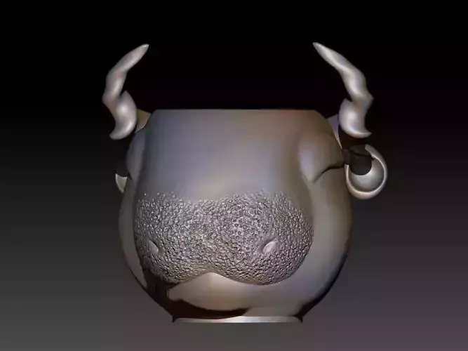 the cow face vase 