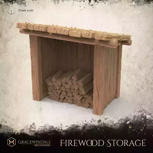 Firewood Storage 3D print model Firewood Storage 3D print model