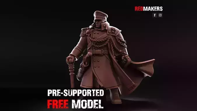 Lord General of the Imperial Force Free 3D print model