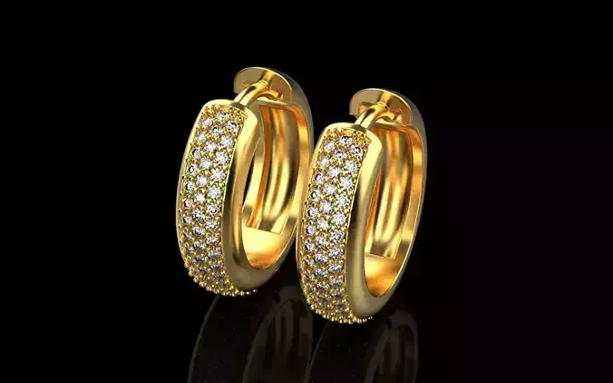 Hoop earring model 309