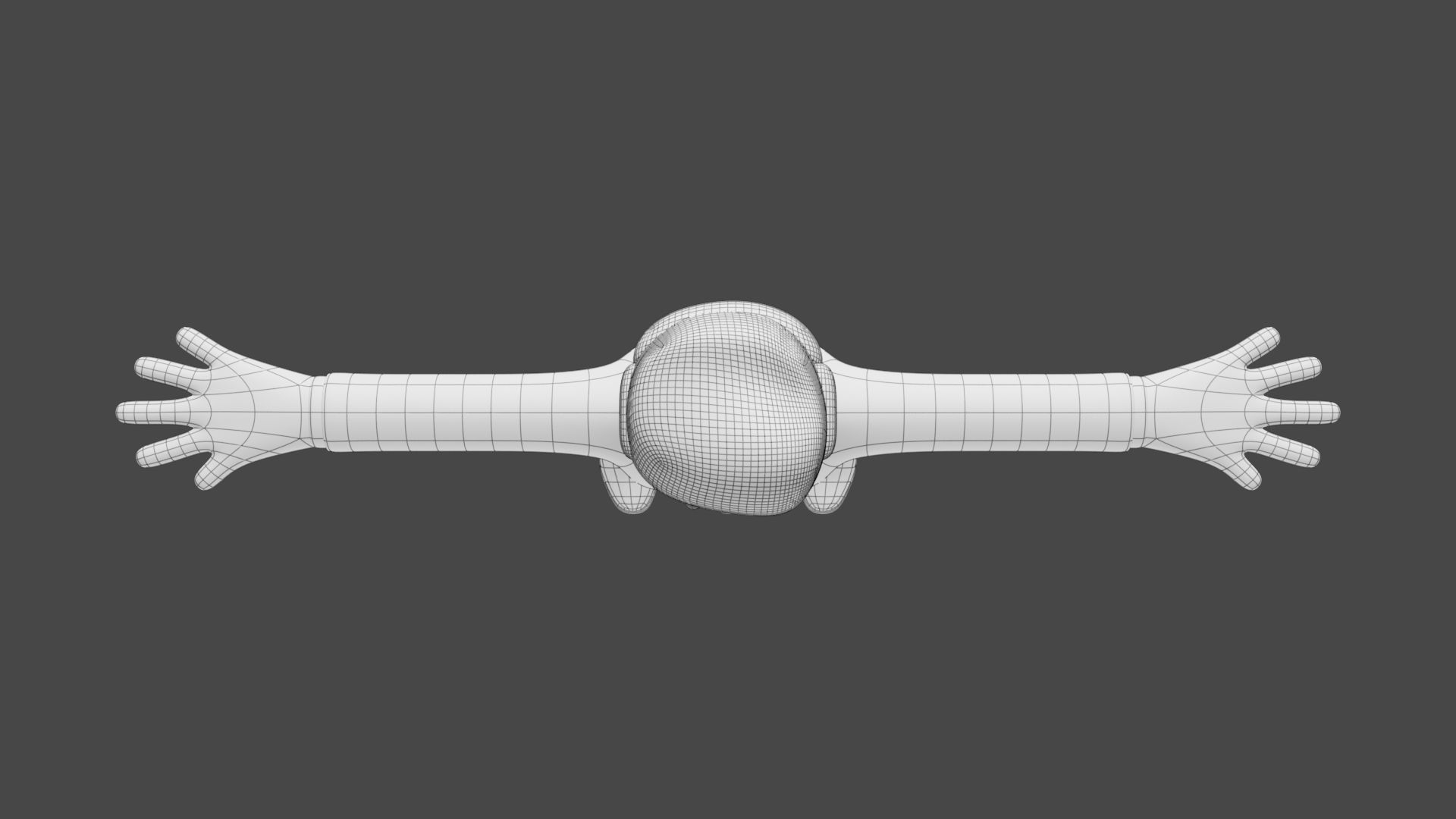 Man Wear Suit and Leather Shoes in Cartoon Character Style 3D model_9