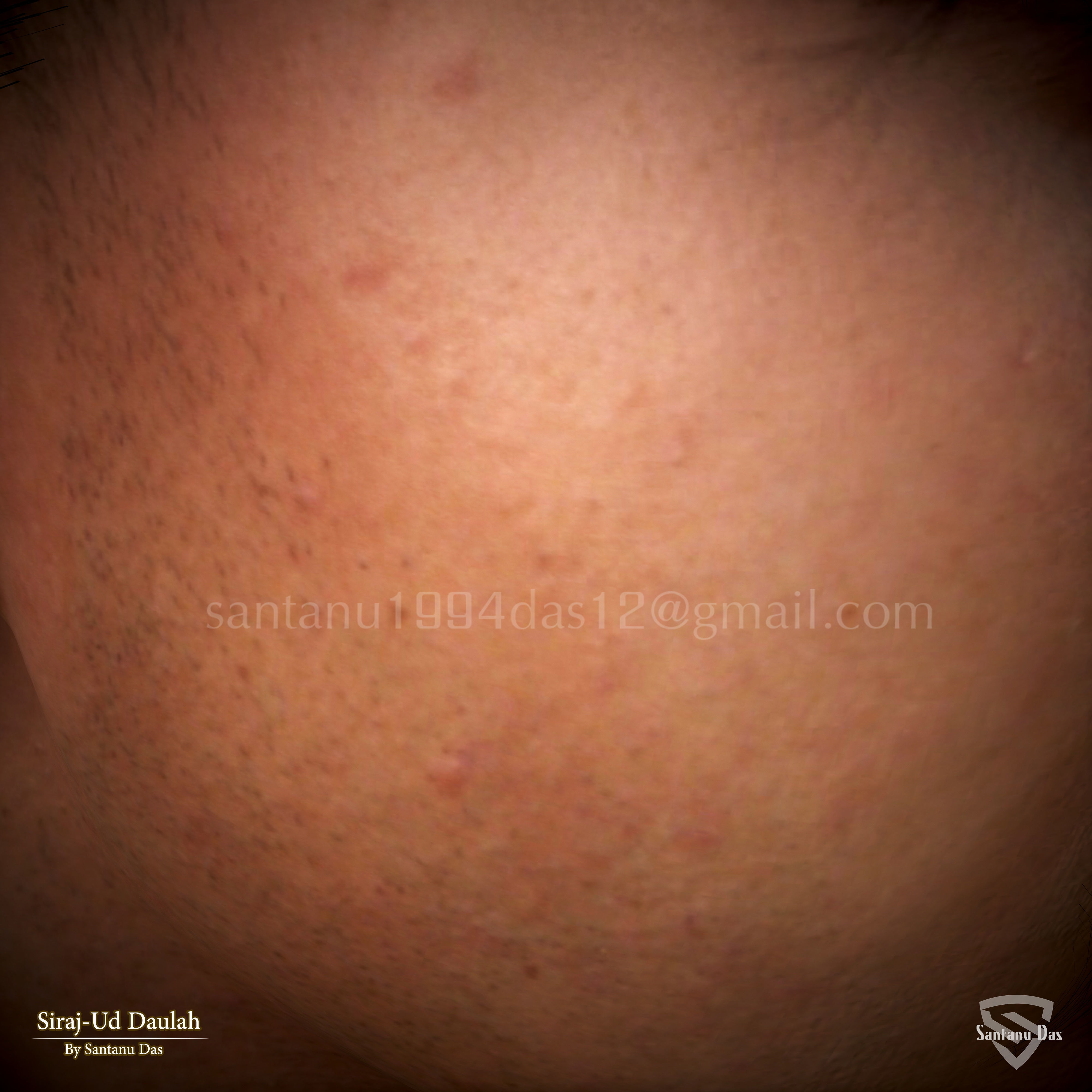 SIRAJ-UD-DAULAH 3d Print bust of man wearing turban 3D print model_4