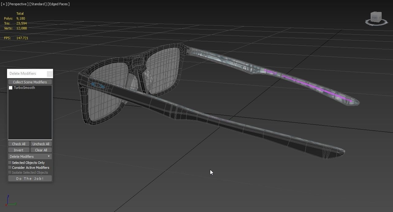 Oakley Ox8081 Plank 2 Rectangular Prescription Eyeglass 3D model_4