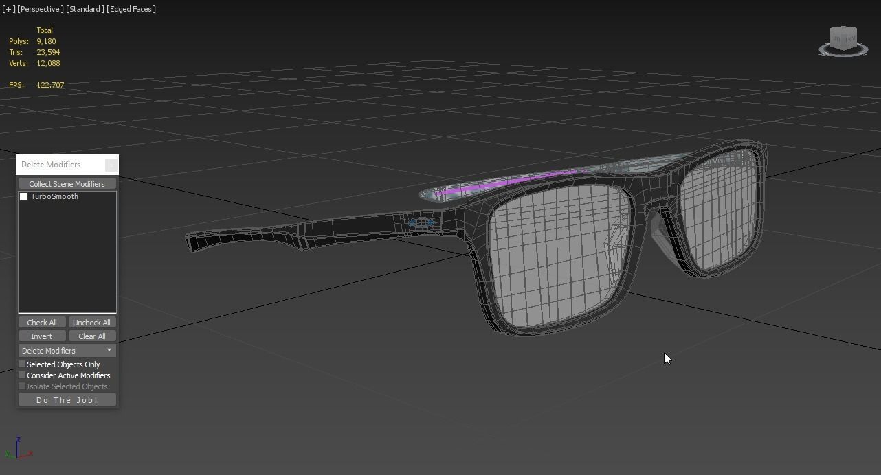 Oakley Ox8081 Plank 2 Rectangular Prescription Eyeglass 3D model_7