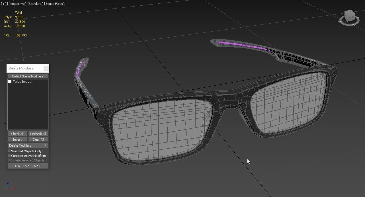 Oakley Ox8081 Plank 2 Rectangular Prescription Eyeglass 3D model_3