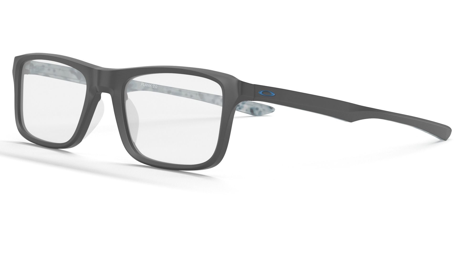 Oakley Ox8081 Plank 2 Rectangular Prescription Eyeglass 3D model_1