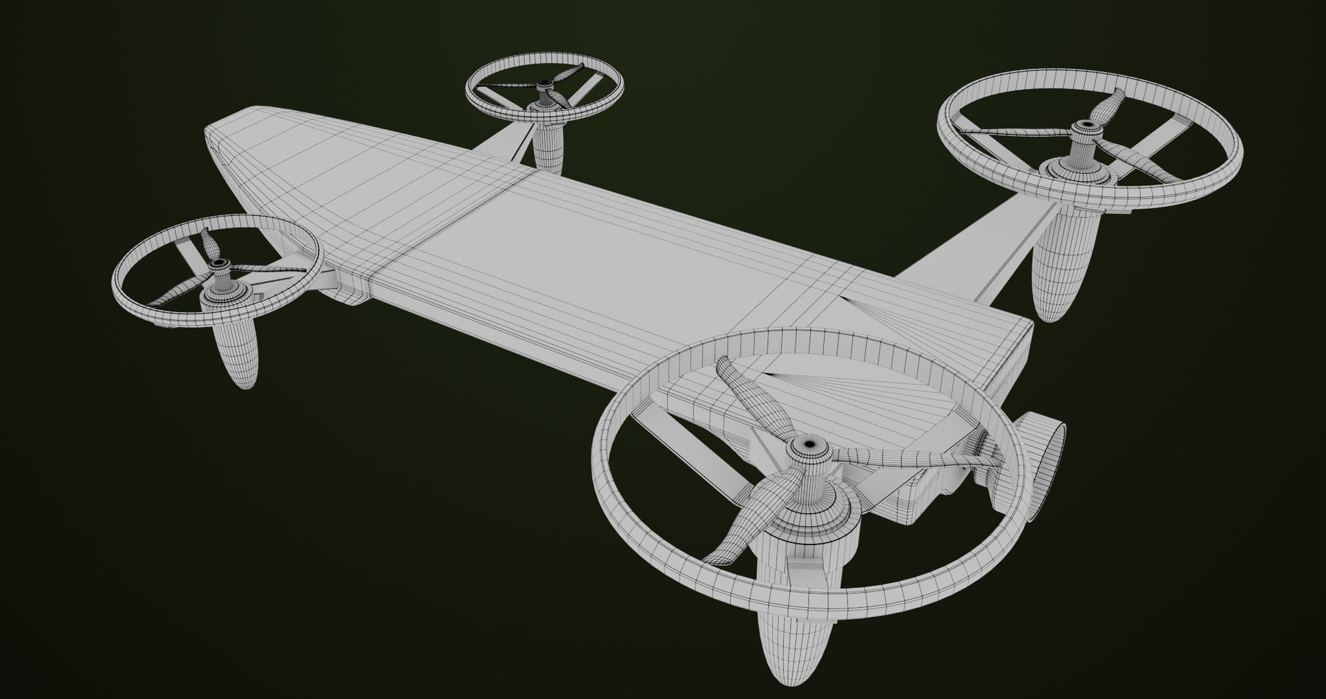 Sci Fi Hoverboard 10 All PBR Unity UE Textures Included Low-poly 3D model_28