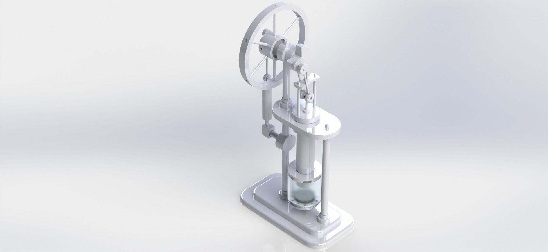 solidworks stirling hot air engine  3D model_8