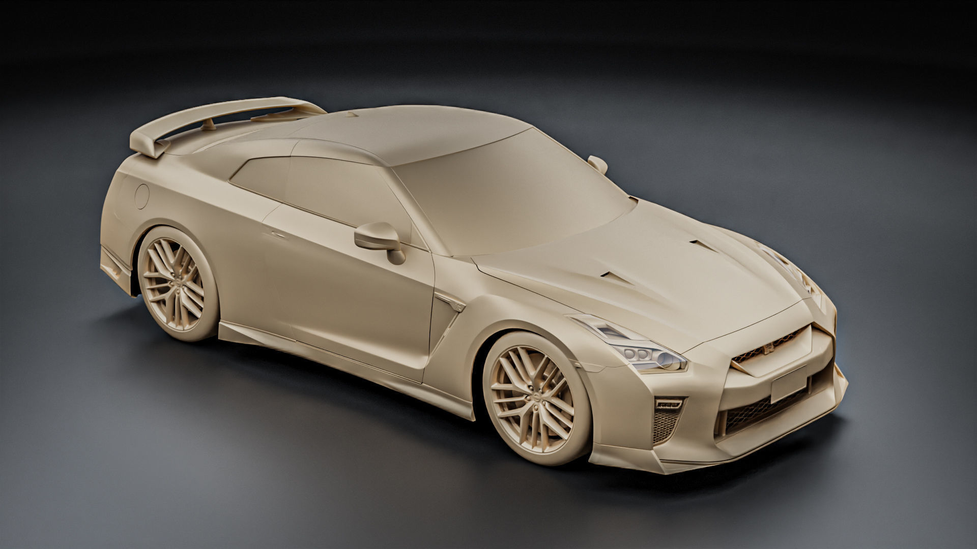 Nissan GTR R35 2022 3D model_21