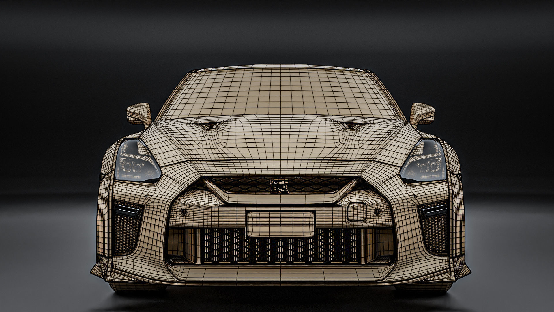 Nissan GTR R35 2022 3D model_31