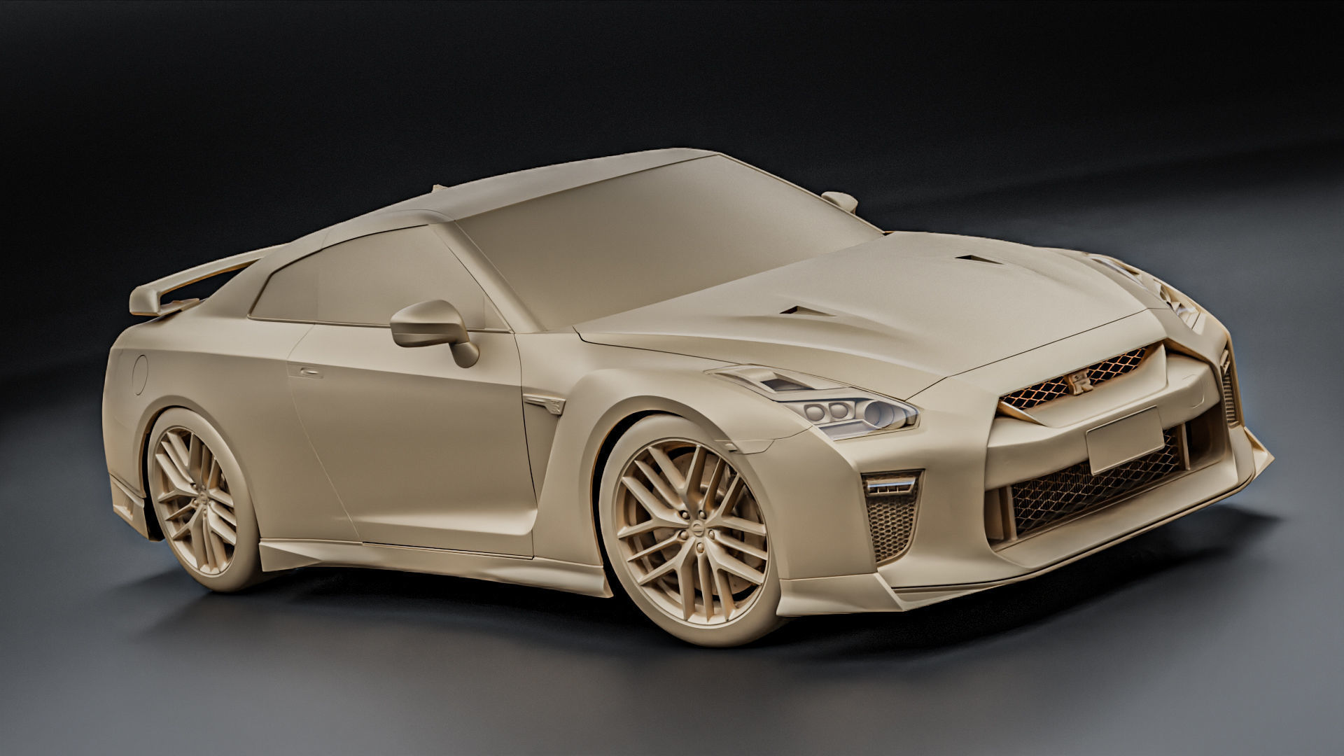 Nissan GTR R35 2022 3D model_13
