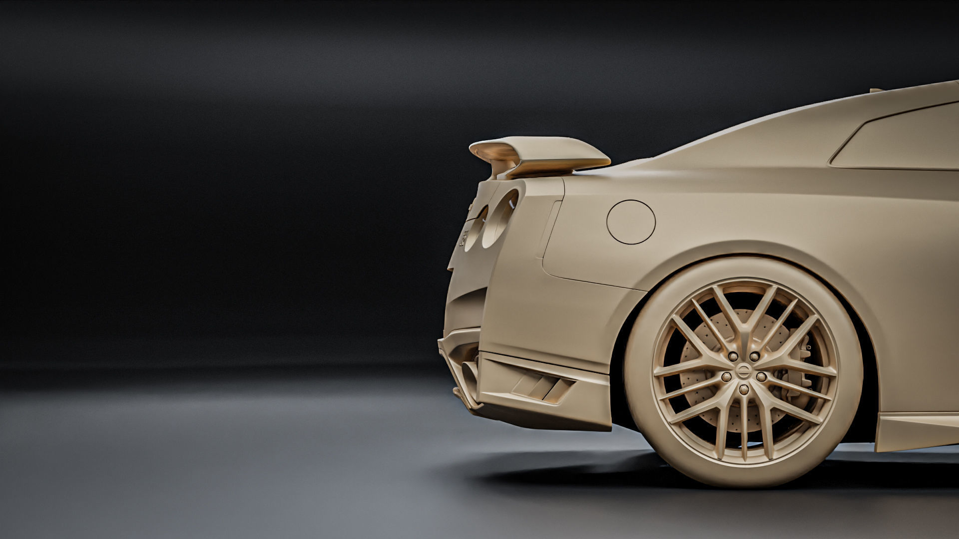 Nissan GTR R35 2022 3D model_23