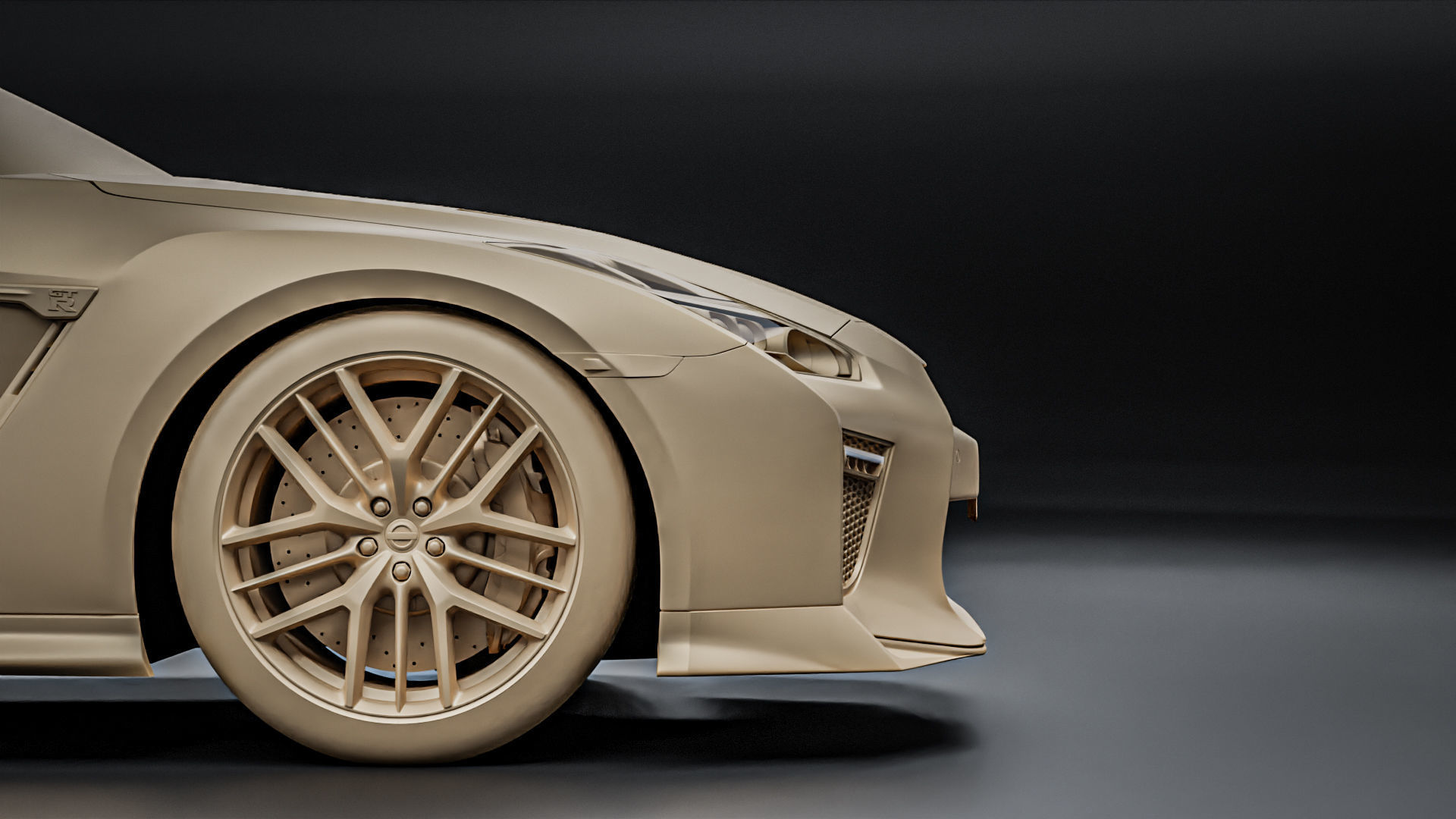 Nissan GTR R35 2022 3D model_22