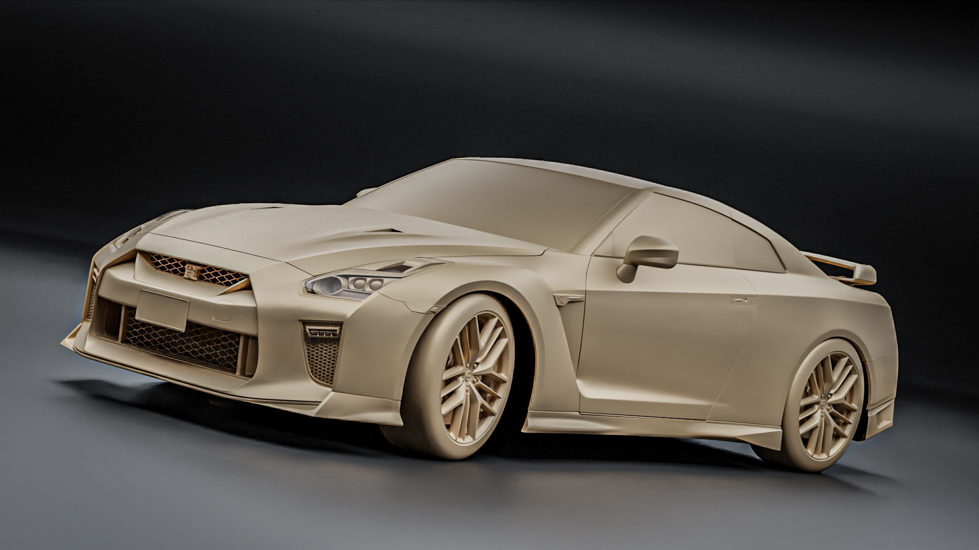Nissan GTR R35 2022 3D model_14