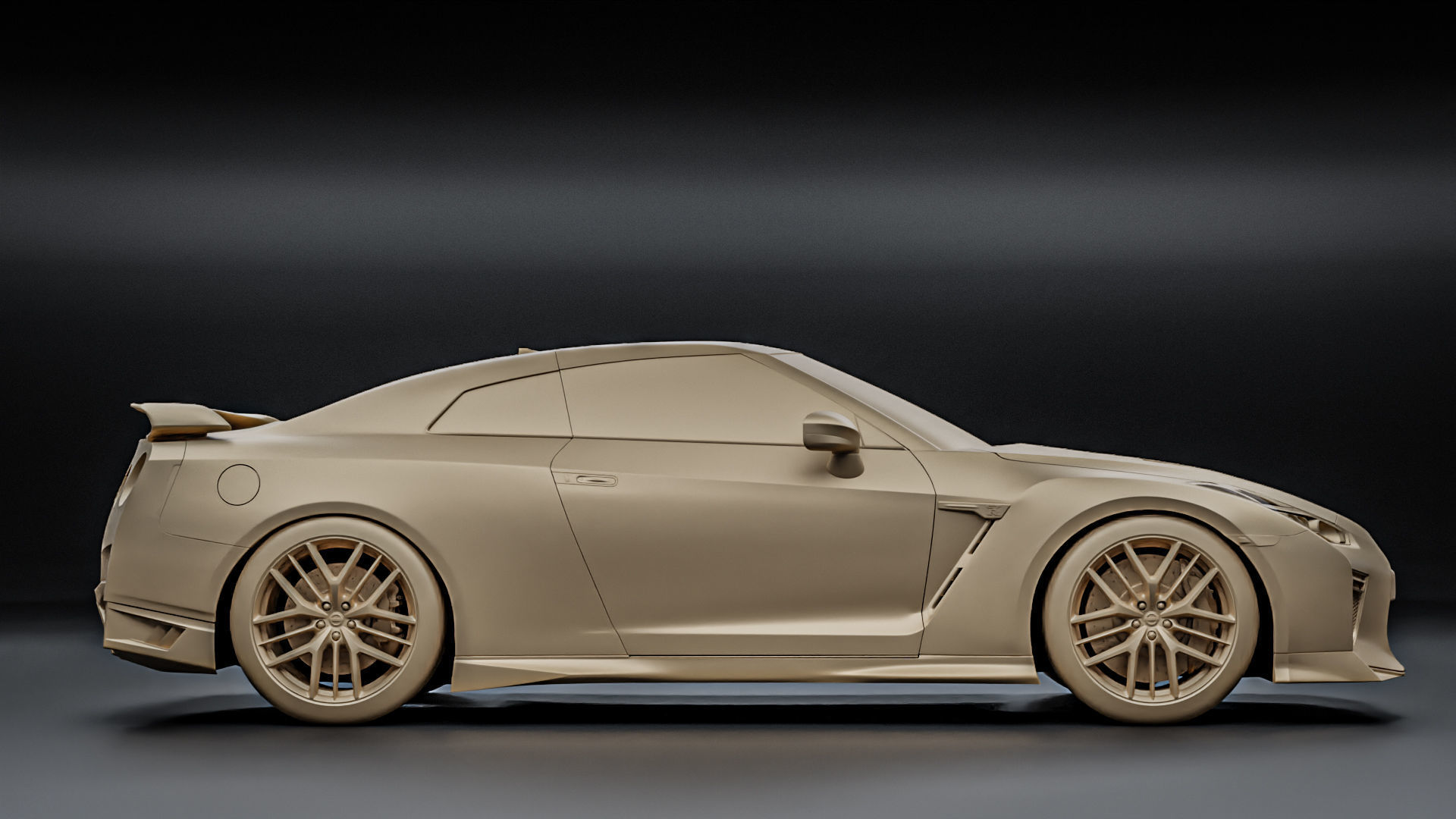 Nissan GTR R35 2022 3D model_16