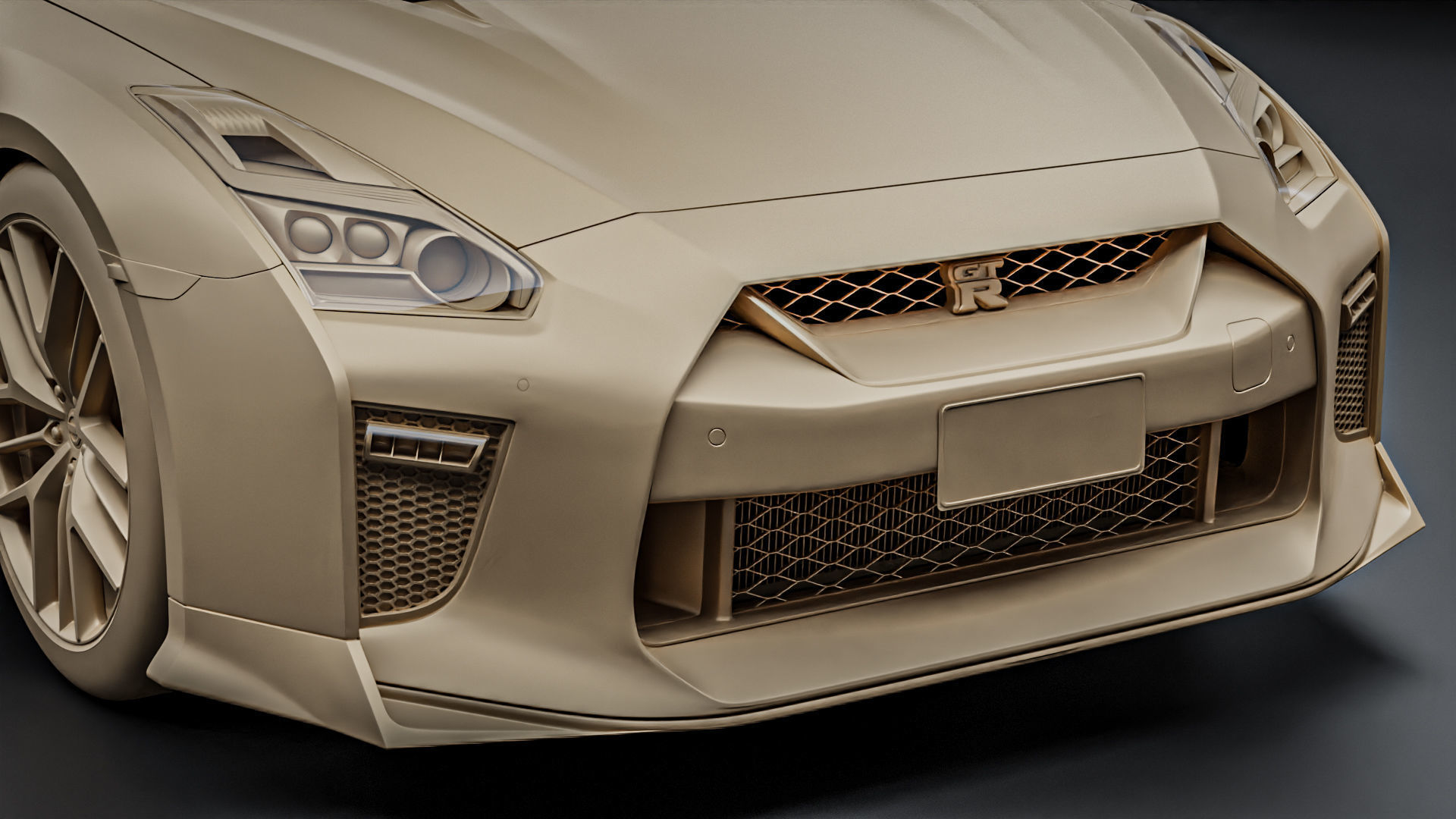 Nissan GTR R35 2022 3D model_17