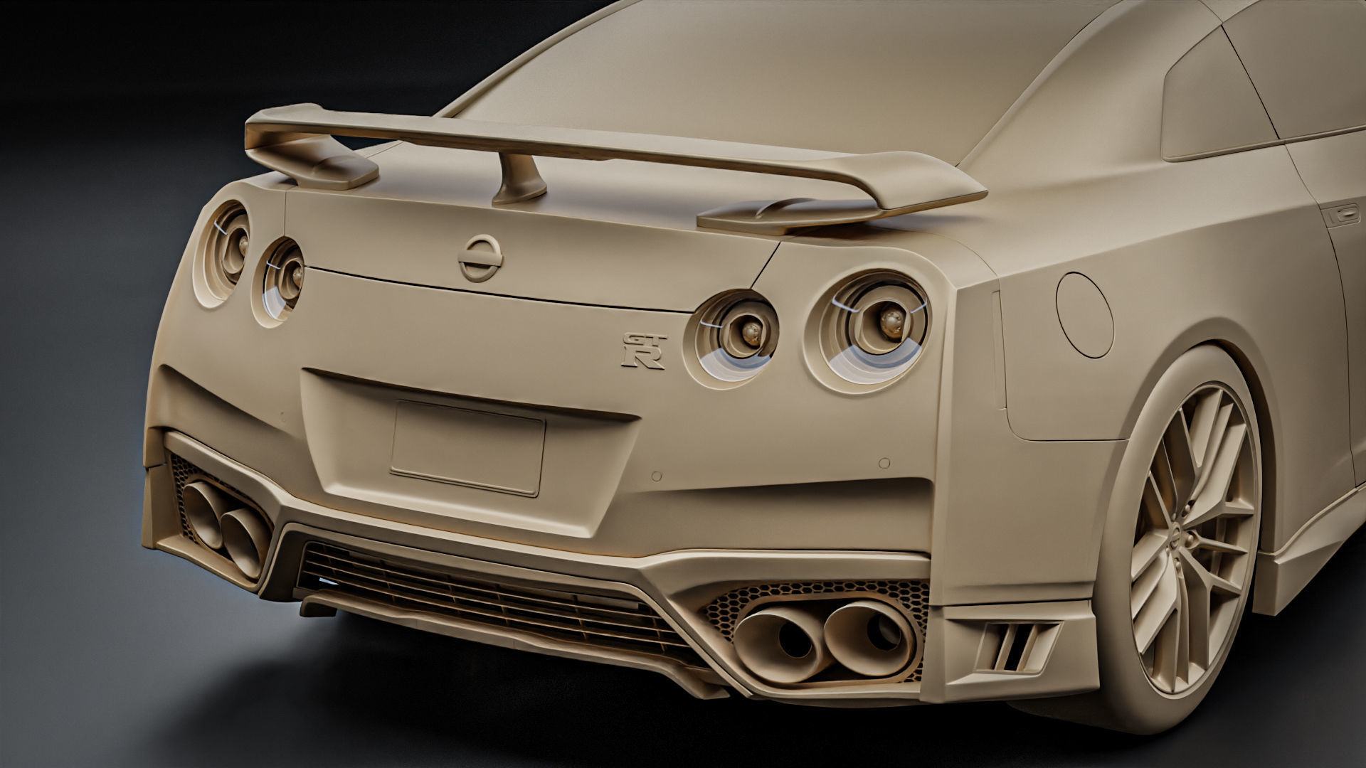 Nissan GTR R35 2022 3D model_18