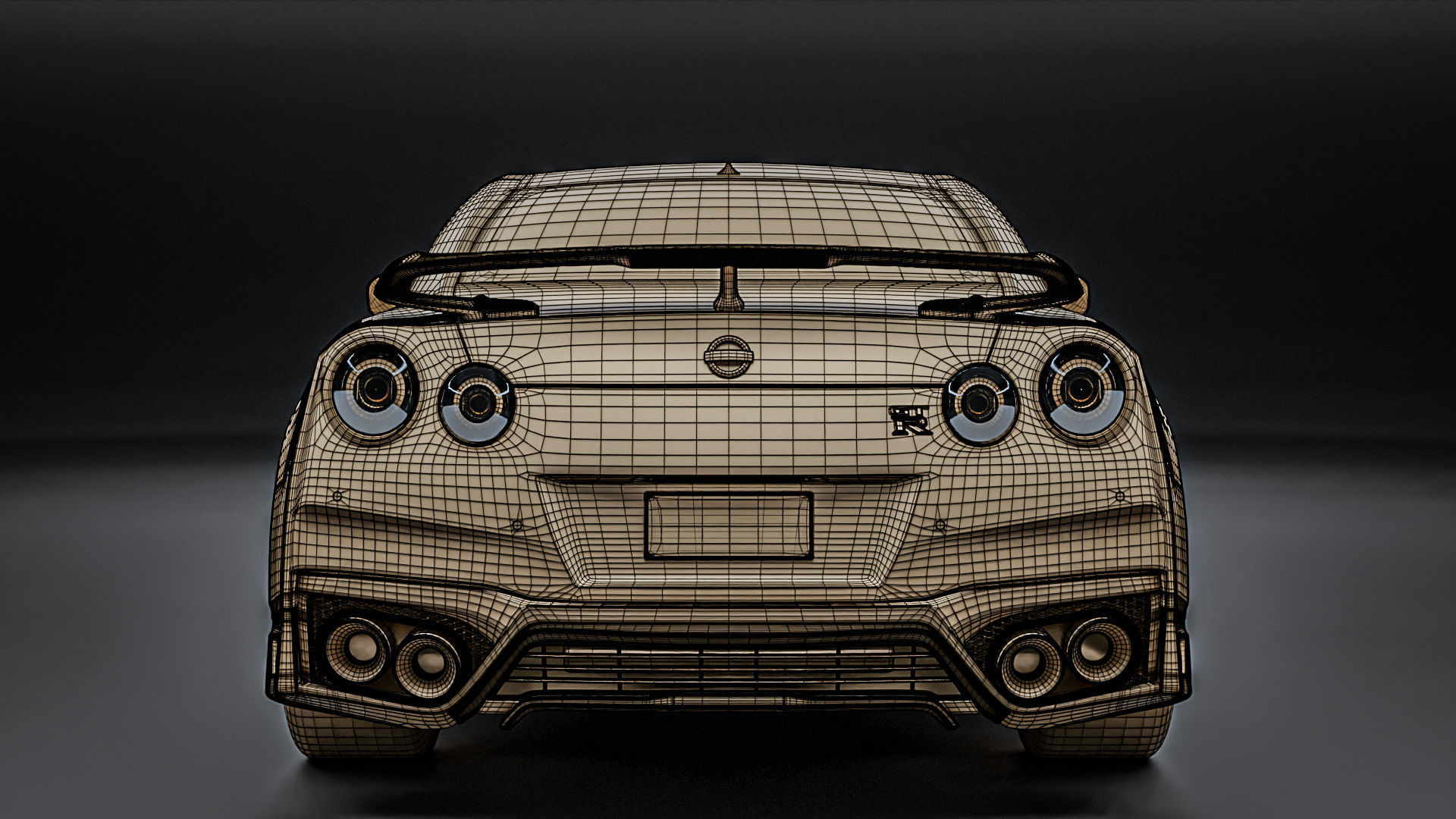 Nissan GTR R35 2022 3D model_32