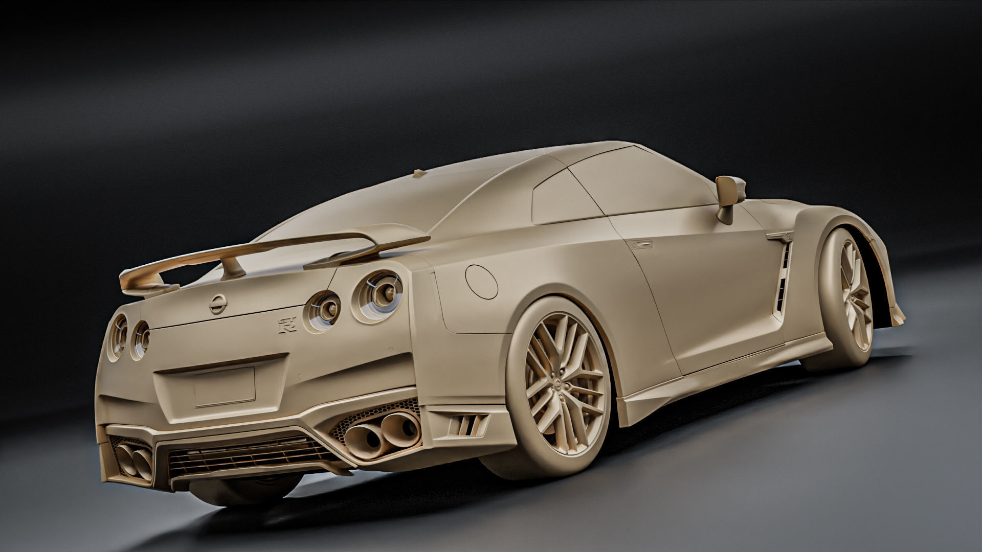 Nissan GTR R35 2022 3D model_15