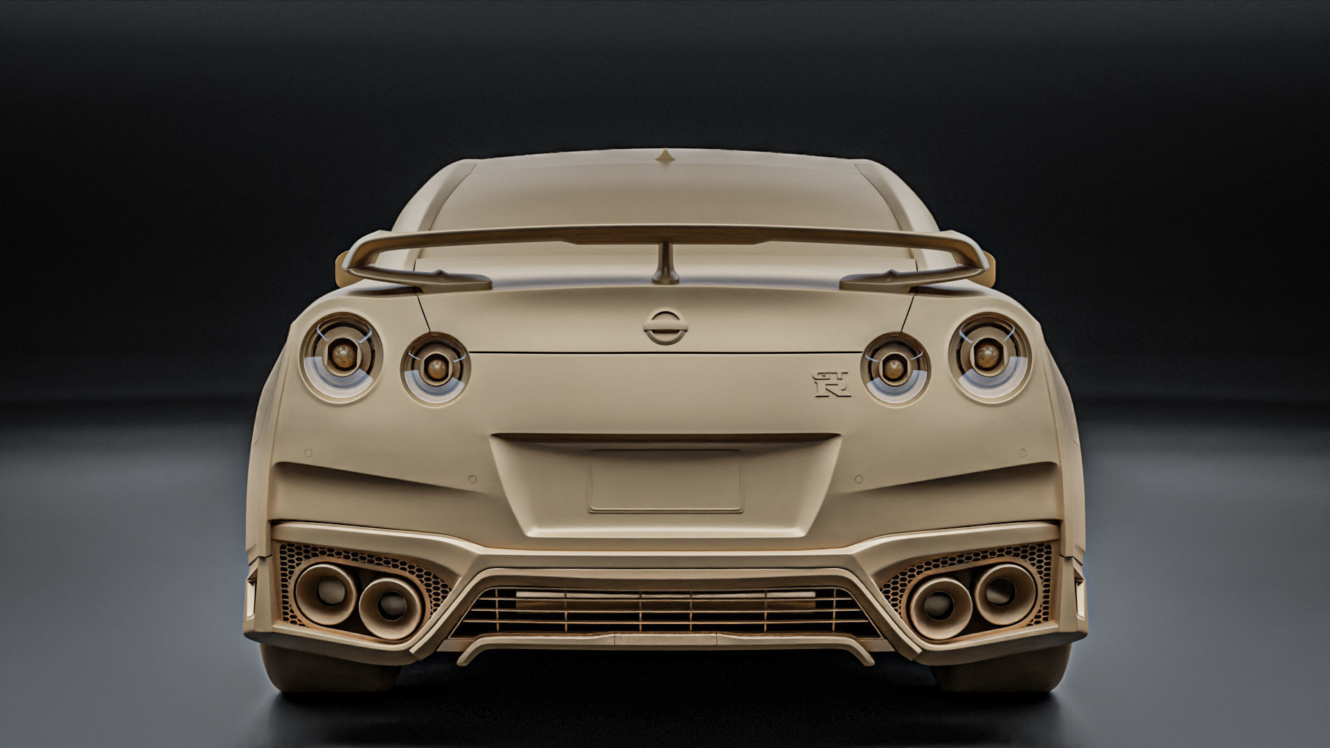 Nissan GTR R35 2022 3D model_20