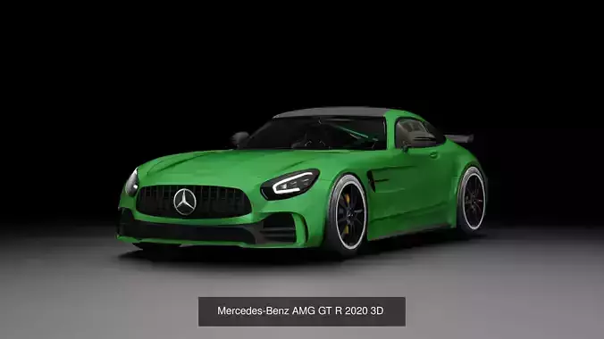 Mercedes-Benz AMG GT R 2020 3D and high Quality Car wheels  3D Model Collection