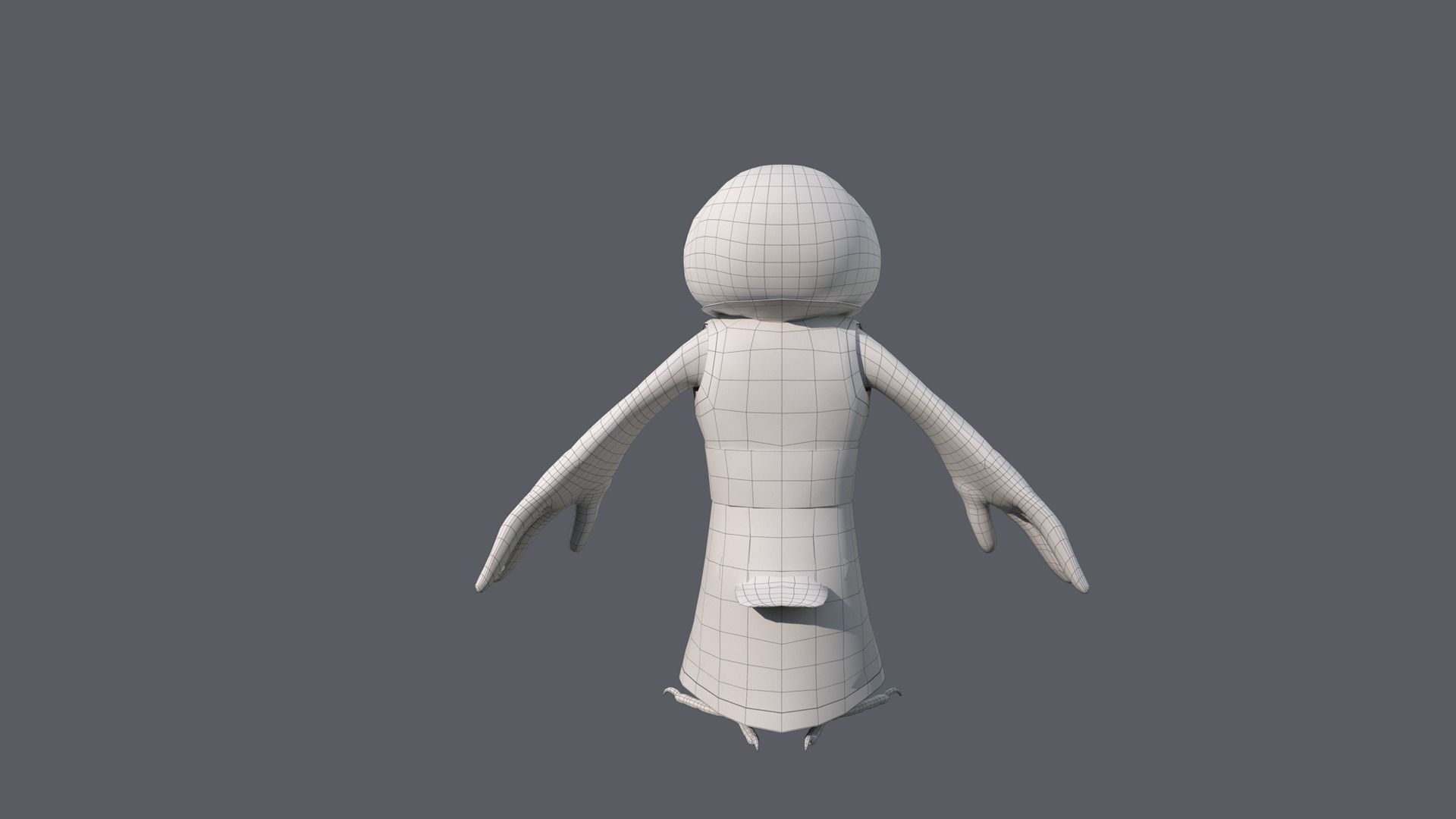 Cartoon Owl Rigged 3D model_26
