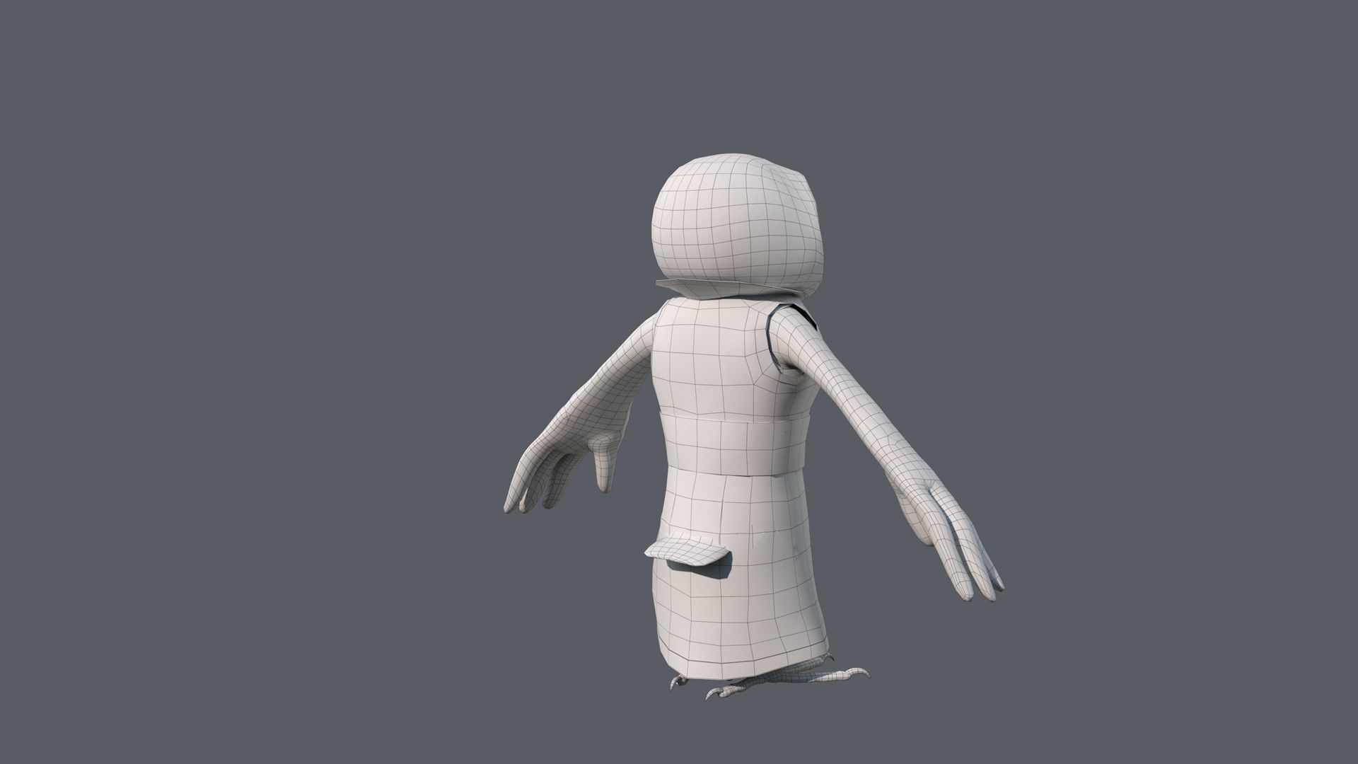 Cartoon Owl Rigged 3D model_25