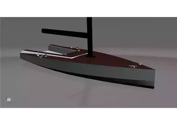 Sailing yacht hull surface 850