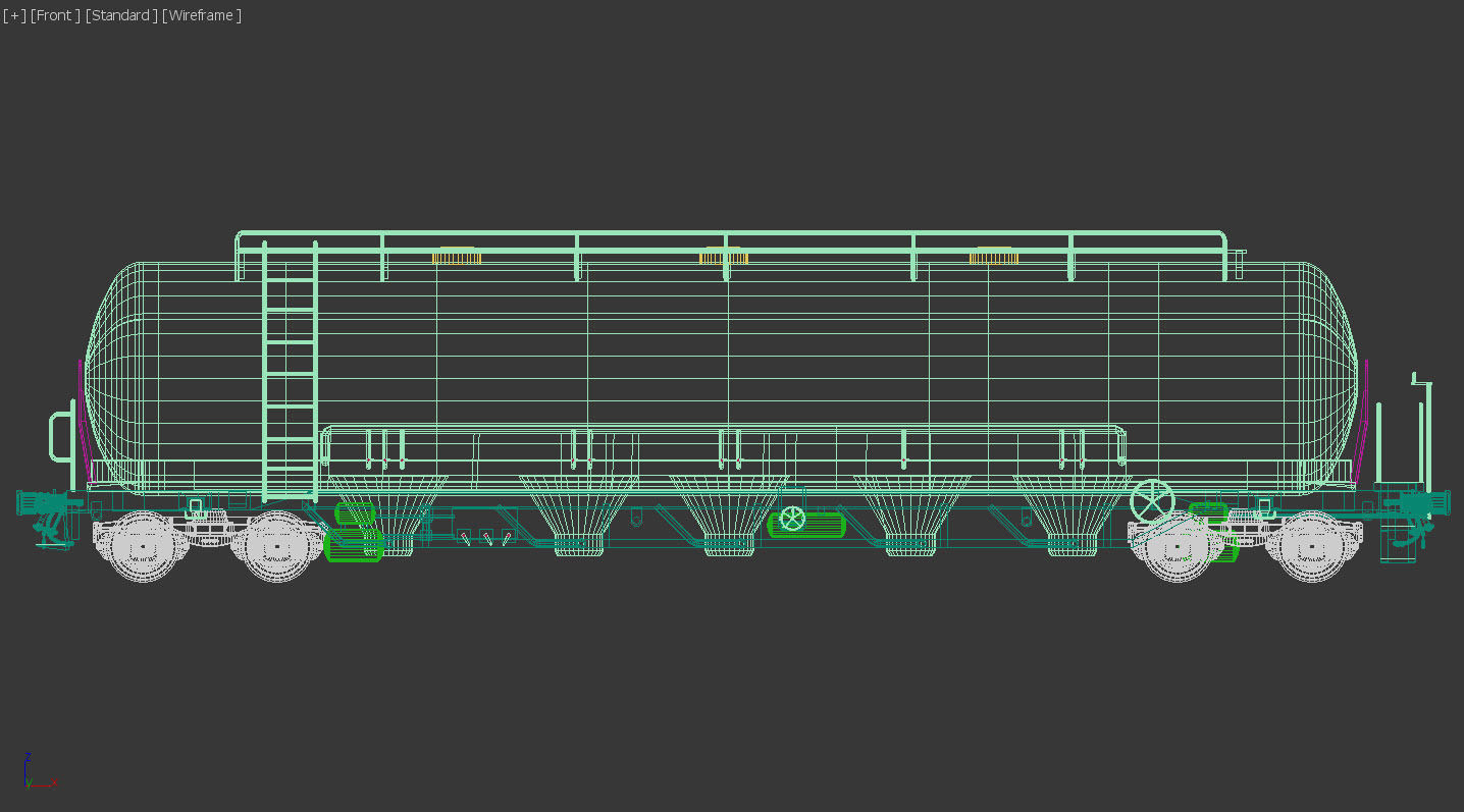 wagons pack 3D model_30