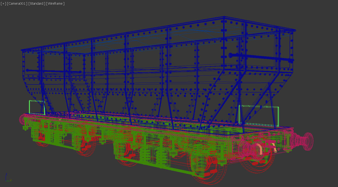 wagons pack 3D model_15