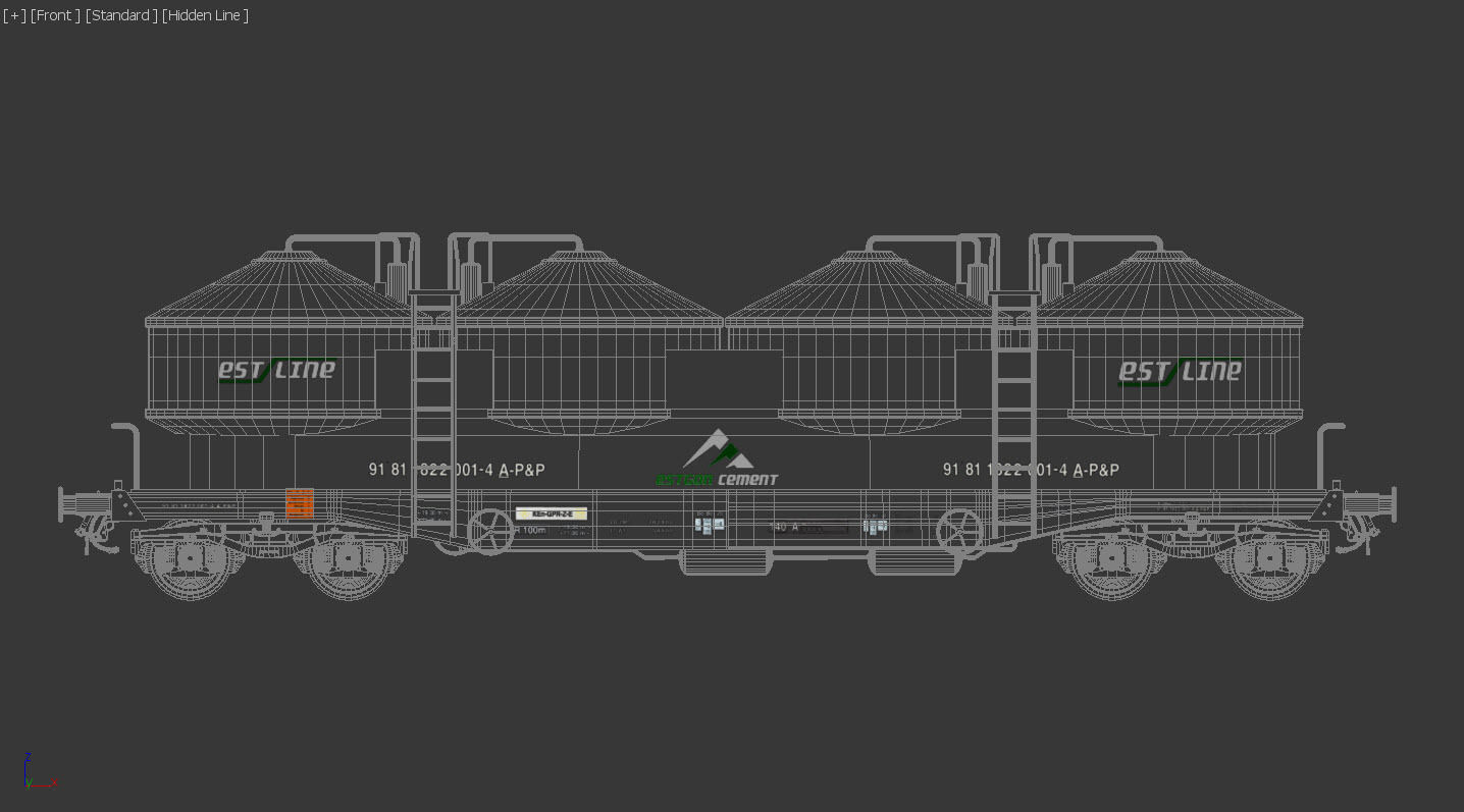 wagons pack 3D model_24