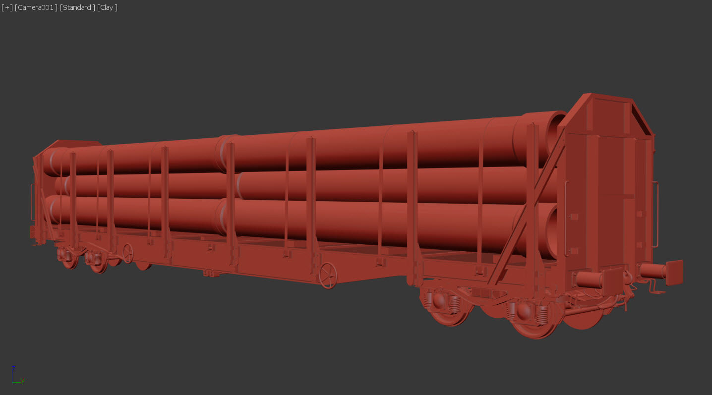 wagons pack 3D model_21