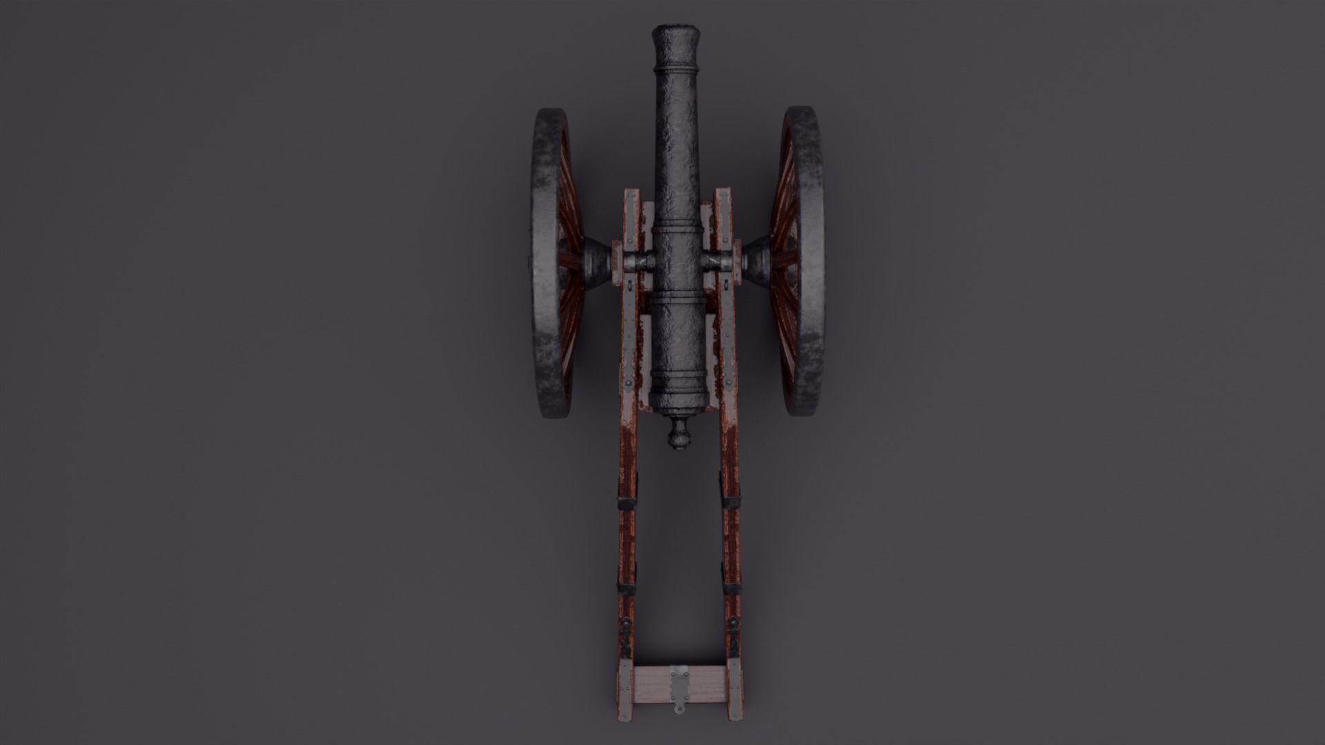 realistic cannon 3D model_4