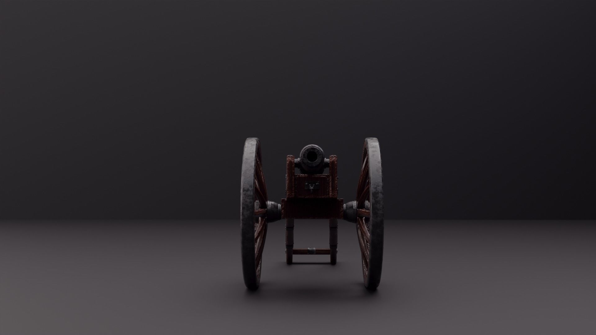 realistic cannon 3D model_5