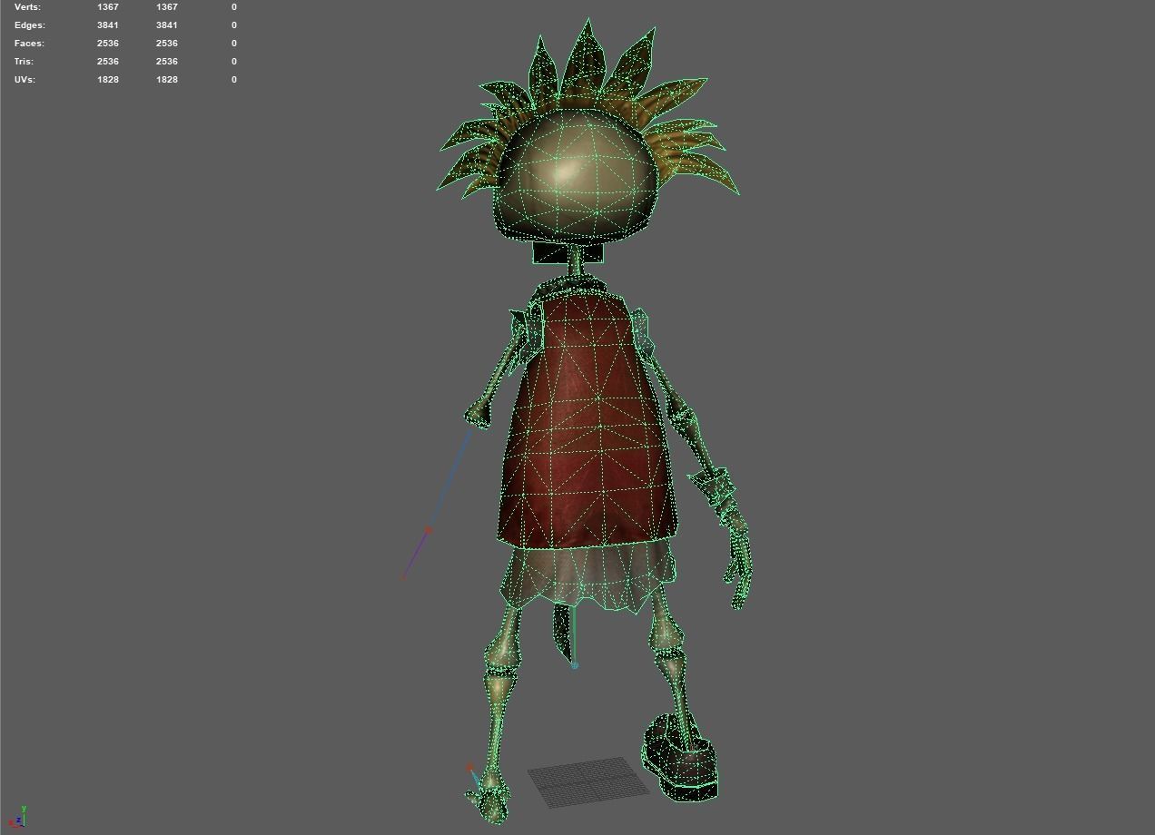 Bone Pirate Skeleton in Rob Booby Trap - Boa Low-poly 3D model_14