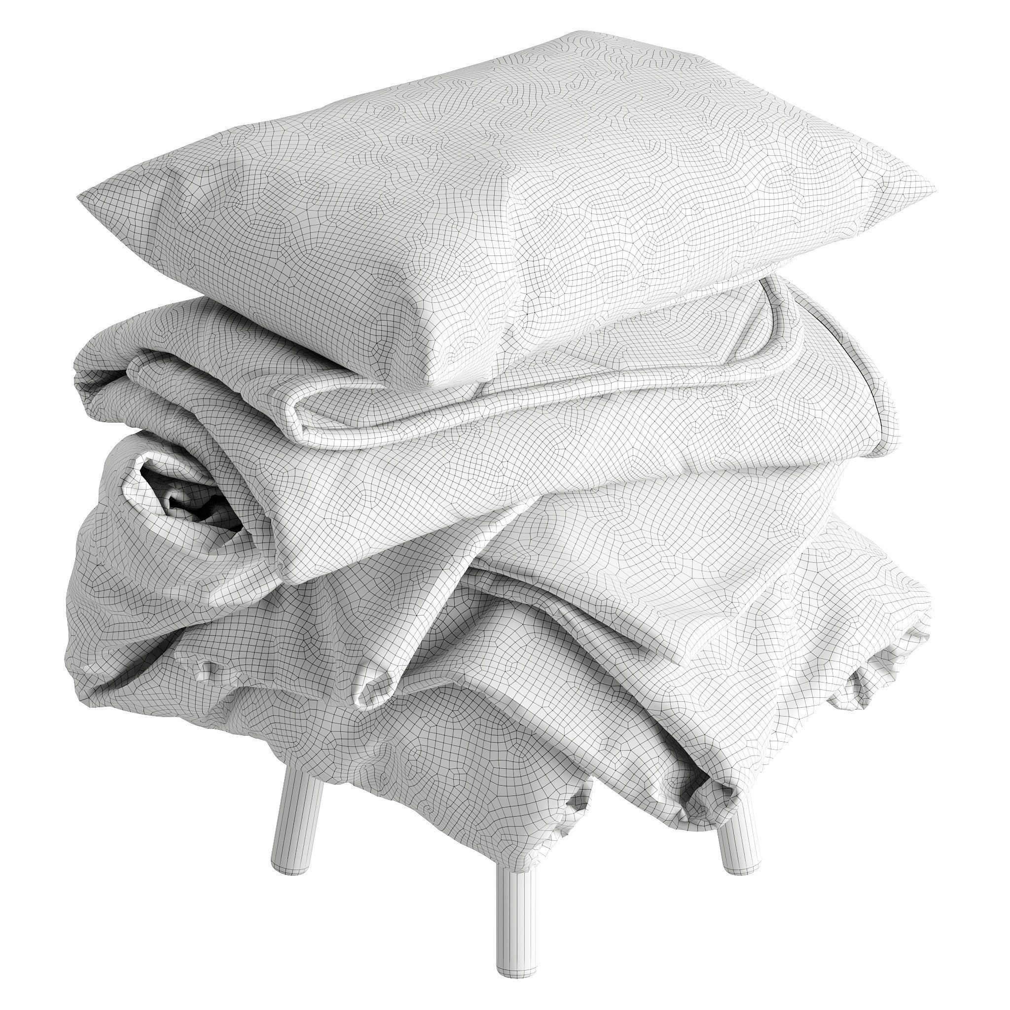 Ikea Trolldom Duvet Set 3D model_6