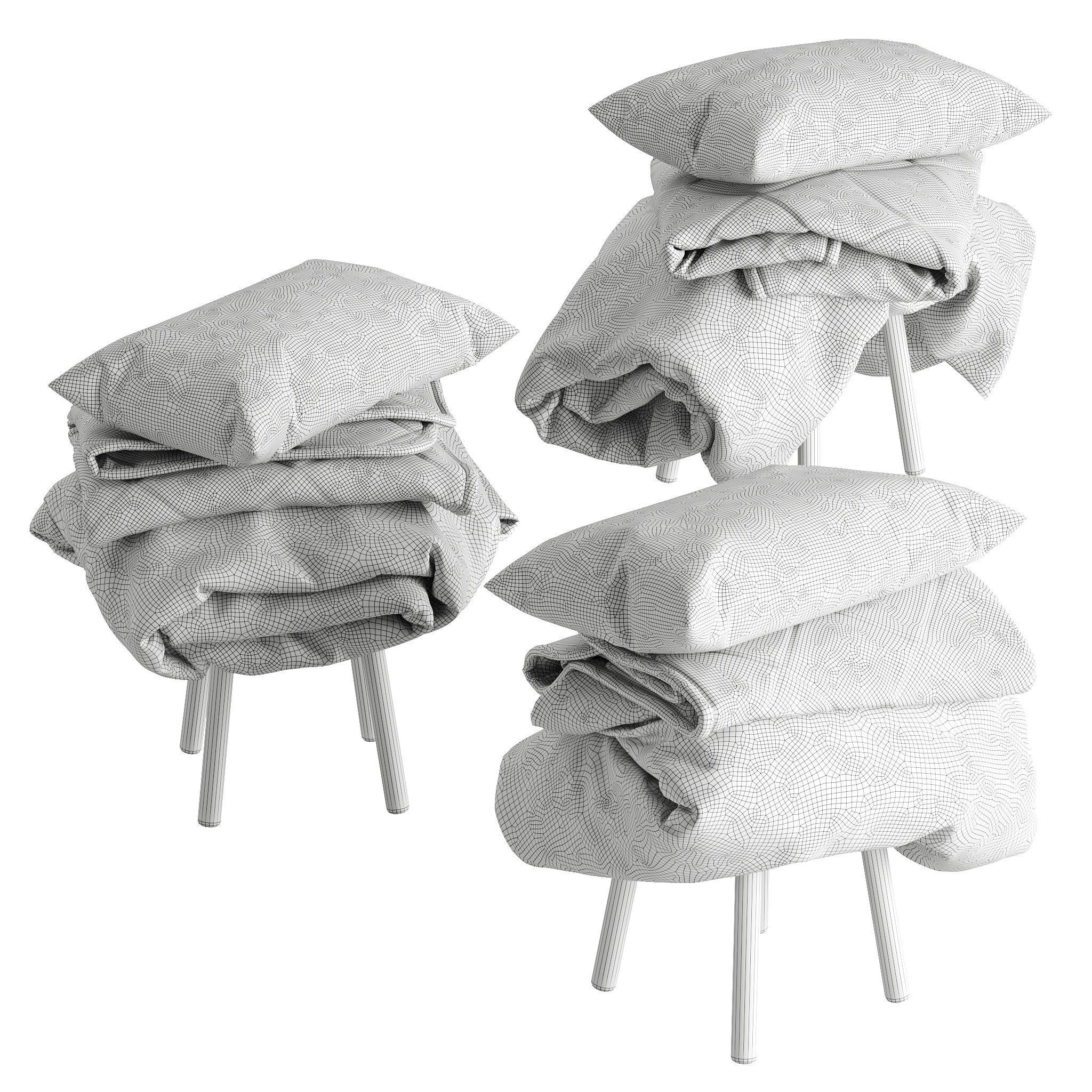 Ikea Trolldom Duvet Set 3D model_5