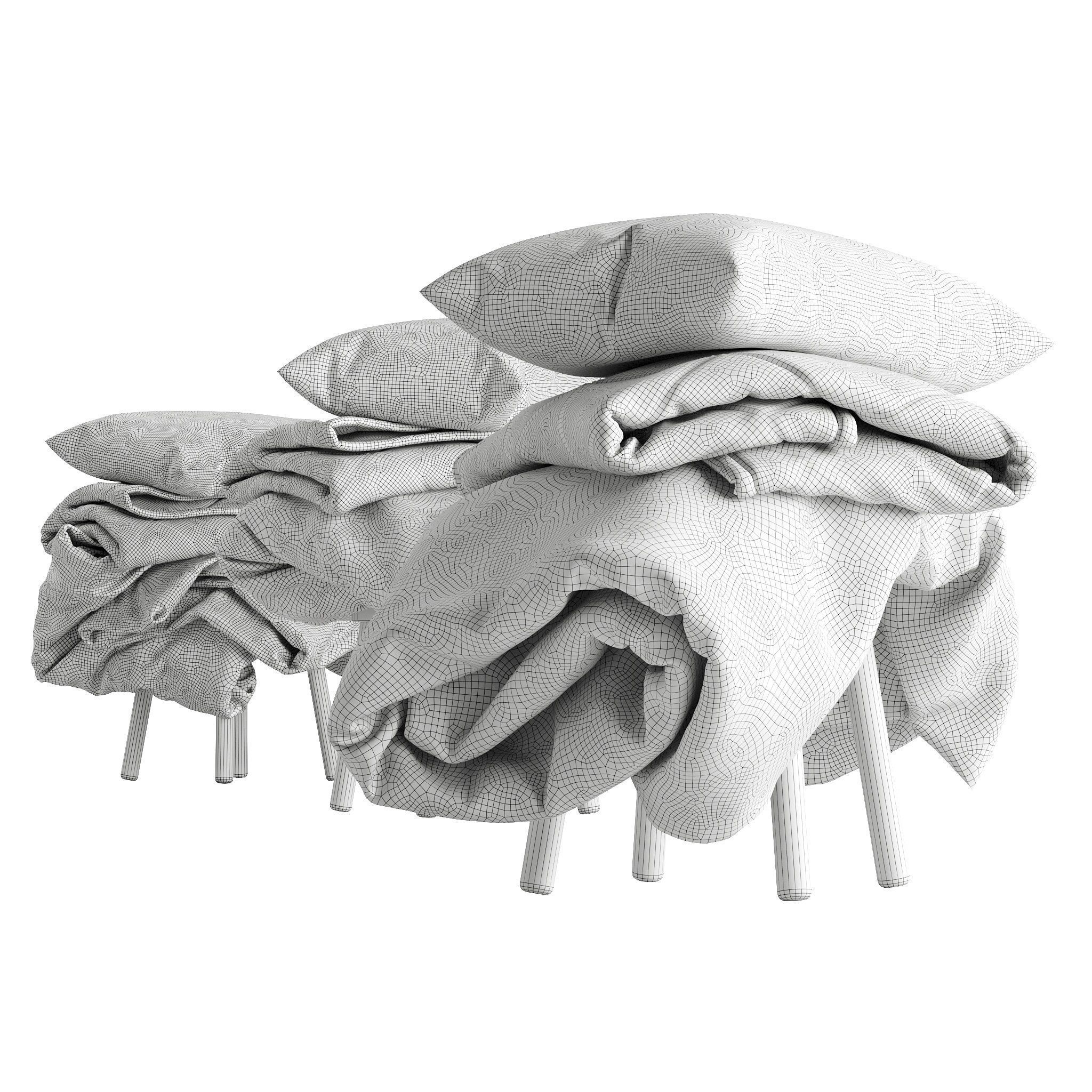 Ikea Trolldom Duvet Set 3D model_9